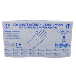 GANTS VINYLE JETABLES BOITE