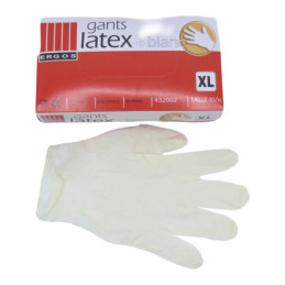 GANTS LATEX JETABLES BOITE