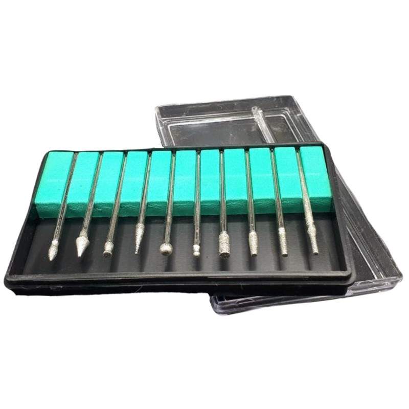 FRAISES DIAMANTEES A EBAVURER 30 PIECES (3.17MM)