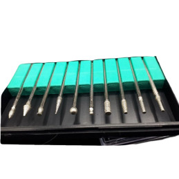 FRAISES DIAMANTEES A EBAVURER 30 PIECES (3.17MM)